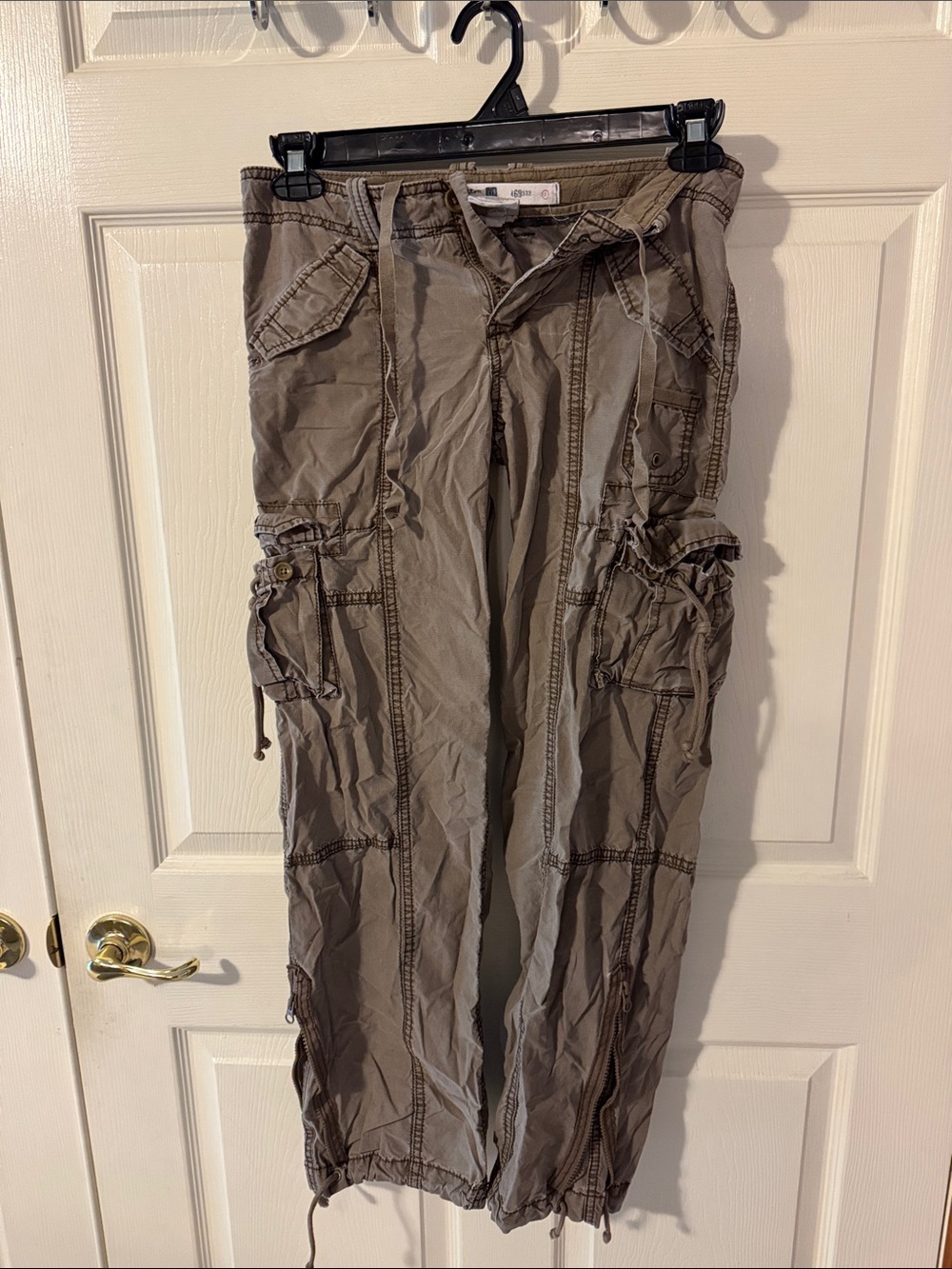 GAP Brown Cotton Cargo Pants